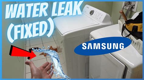 samsung front load washer leaking from bottom of door|Top 5 Reasons Why Samsung Washer Is Leaking